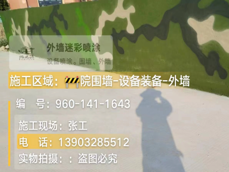 阿勒泰 迷彩漆喷涂价格（按平方米计费）